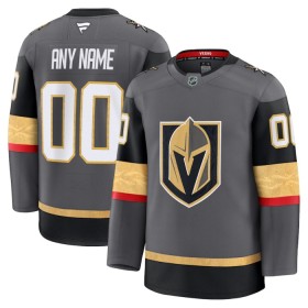 Dresovi Vegas Golden Knights 2024-25 Fanatics Premium Custom Treći Sivo - Muške